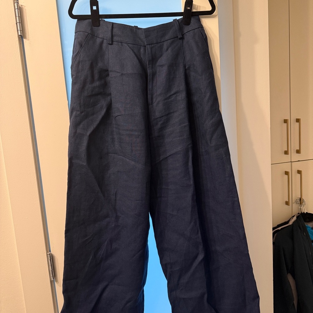 Smythe linen cropped trouser size 8